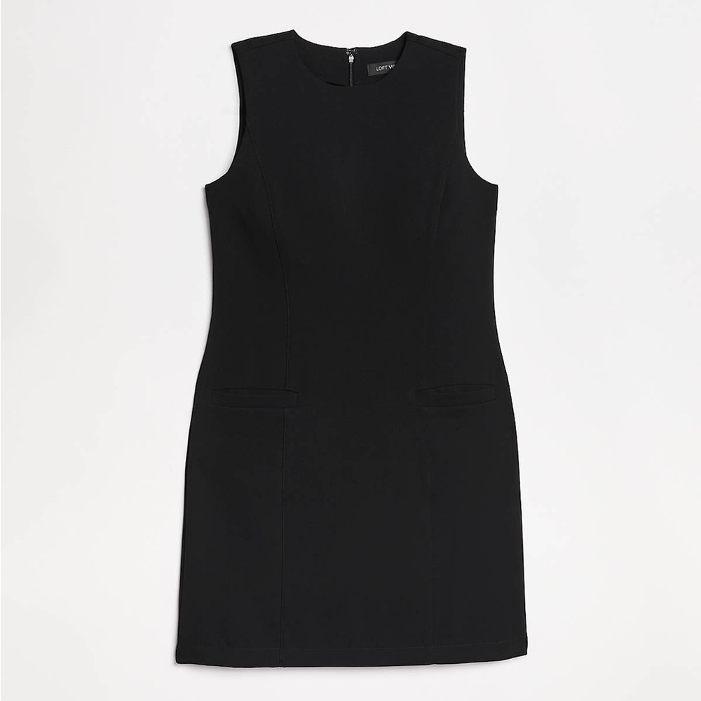 LOFT Black Sleeveless Mini Dress - Picture 5 of 9